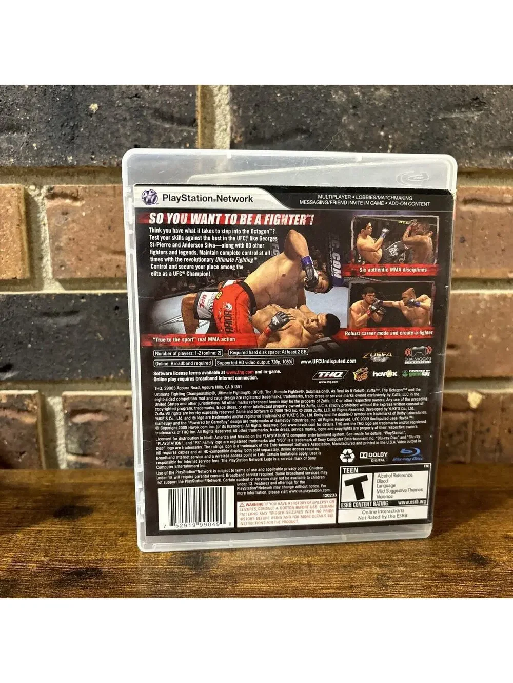 Sony ufc undisputed